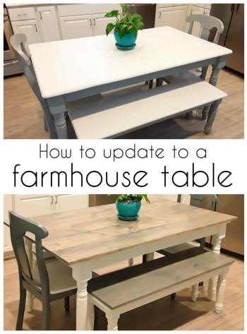 diy farmhouse kitchen table