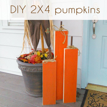diy 2x4 pumpkins