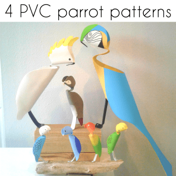 pvc pipe parrot patterns