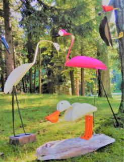 PVC pipe birds and patterns | Crazy DIY mom
