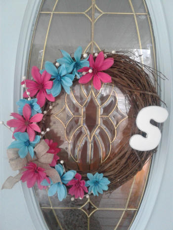 diy spring wreath