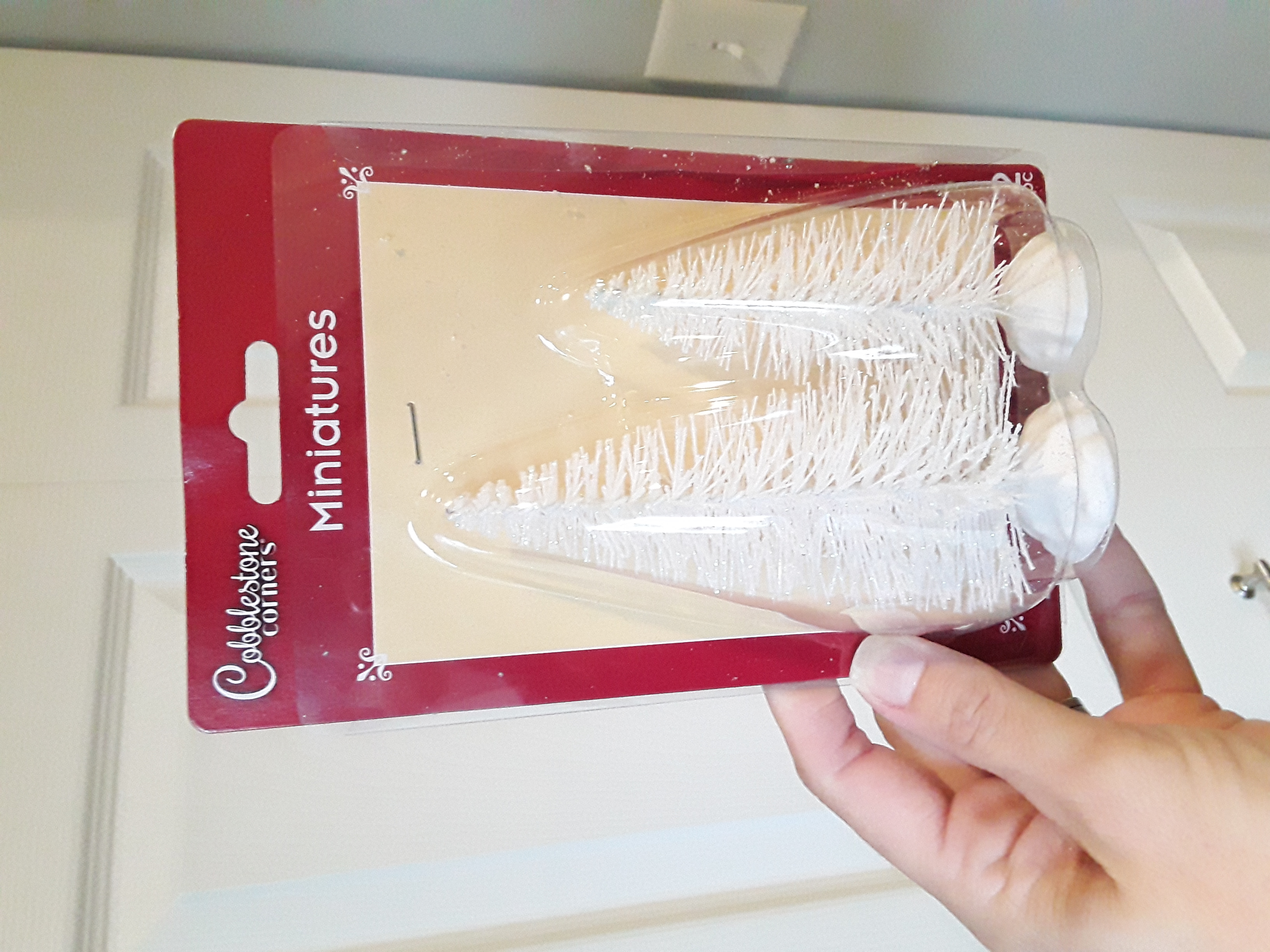 Paint dollar store trees any color for any holiday Crazy DIY Mom