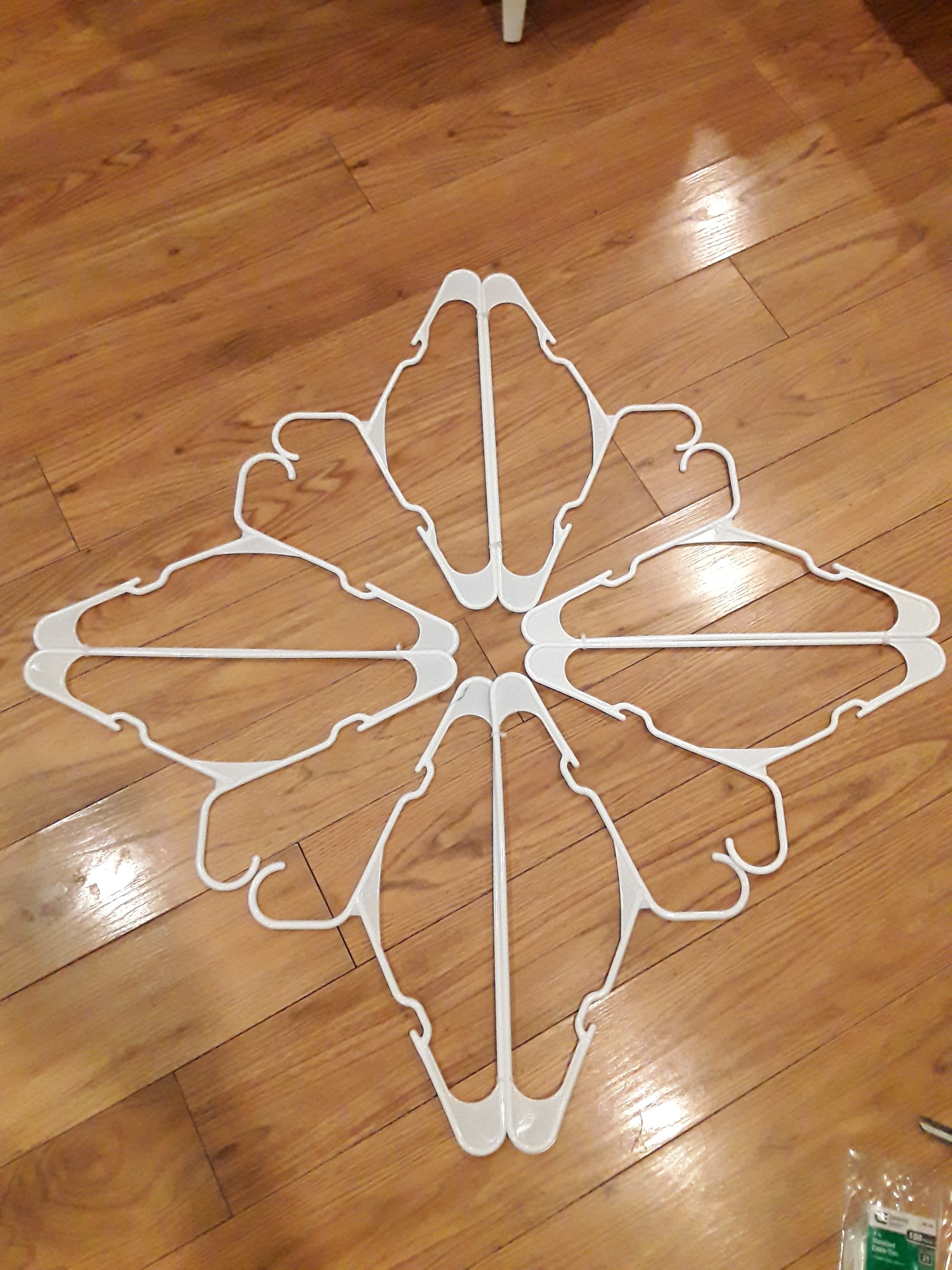 How to Make a Hanger Snowflake - ORIGINAL VERSION!