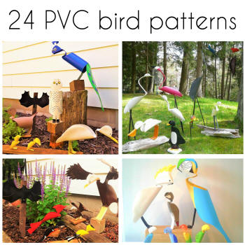 pvc pipe bird patterns