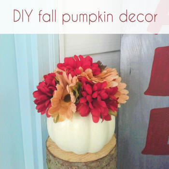 fall pumpkin centerpiece