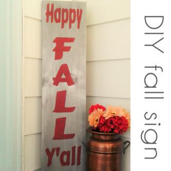 diy fall sign