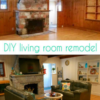 Diy Living Room Remodel Crazy Mom