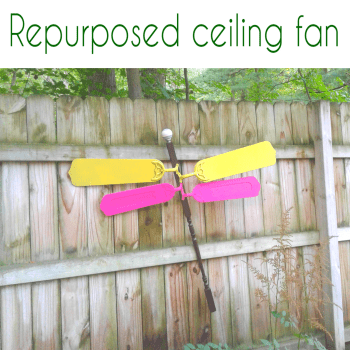 Repurposed Ceiling Fan Dragonfly, Dragonfly Made From Ceiling Fan Blades
