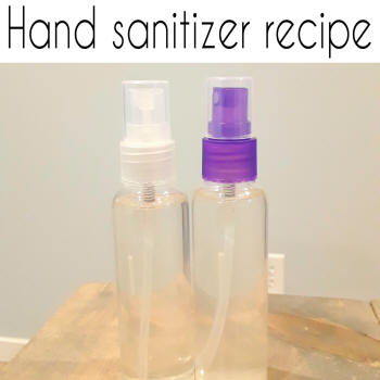 hand sanitizer recipe