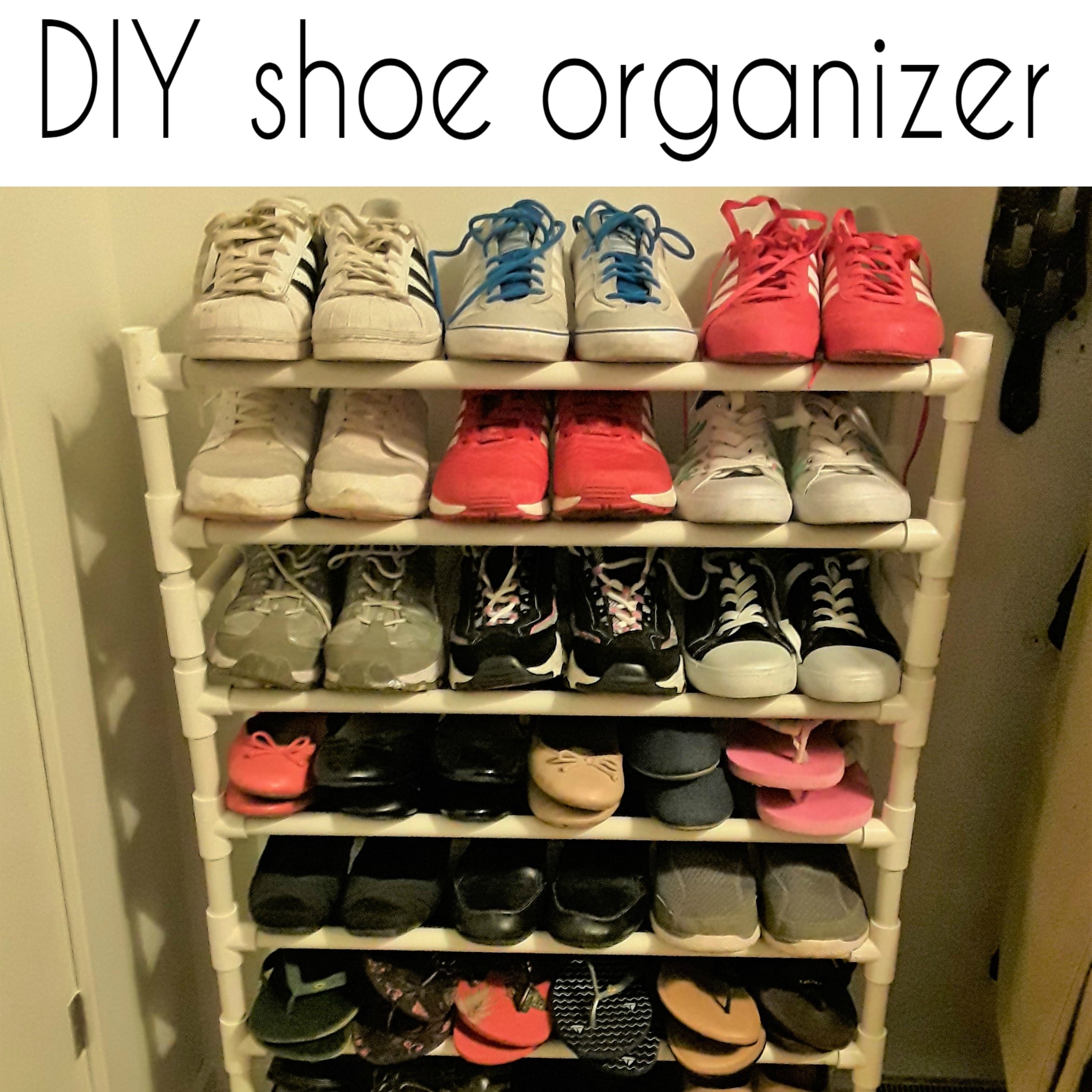 How to build an easy DIY shoe rack