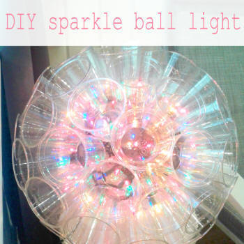 diy sparkleball light