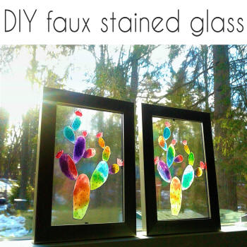 diy stained glass