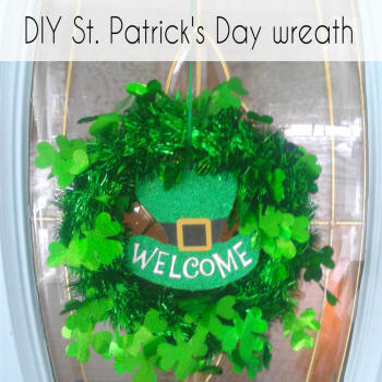 St. Patrick's day wreath