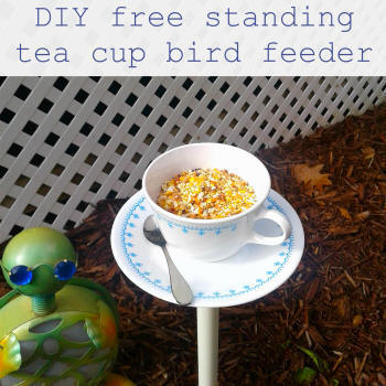 Easy Teacup Birdfeeder - With Sugru Moldable Glue 