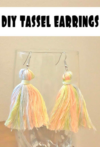 diy tassel earrings